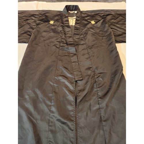 Kimono uomo raso nero taglia