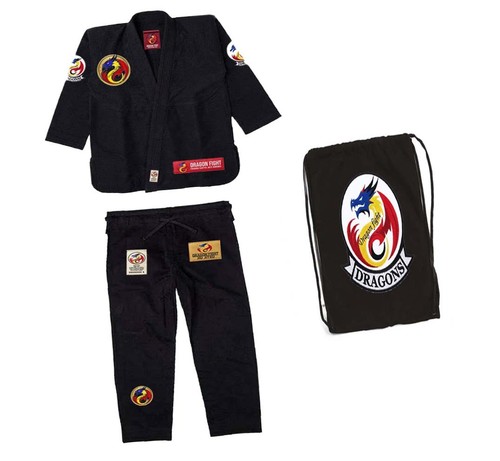 Bguab1 bjj uniforme - nero, a2
